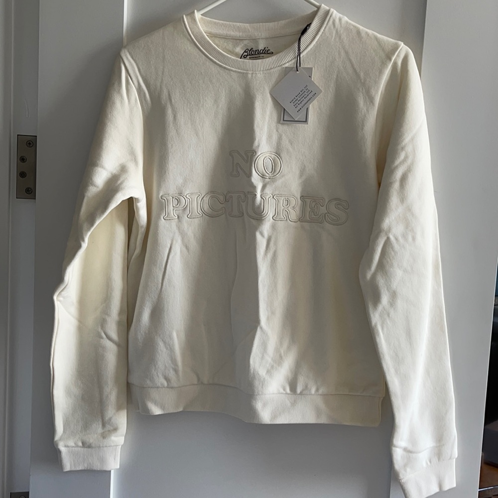 Blondie / Eleven Paris- “no pictures” sweatshirt M